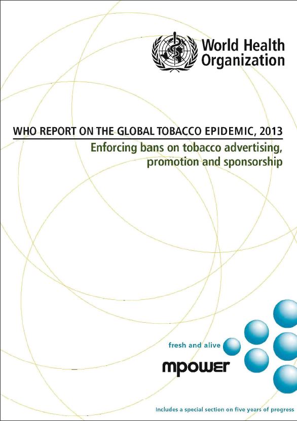 WHO Report on the Global Tobacco Epidemic, 2013게시물의 이미지