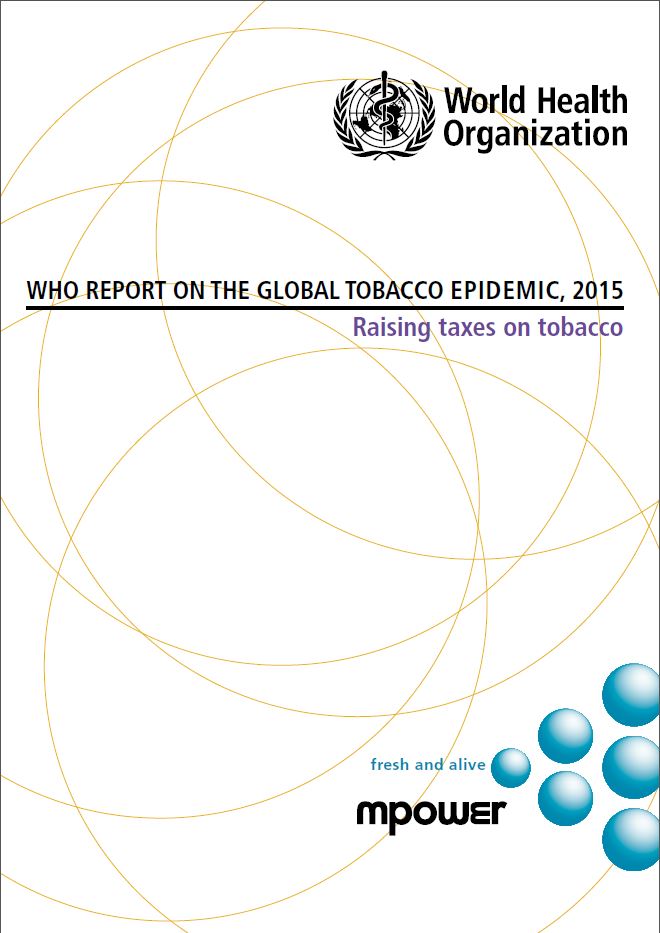 2015년 WHO 세계흡연실태보고서(Global Tobacco Epidemic, 2015)게시물의 이미지