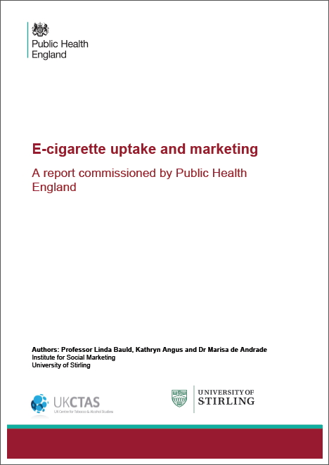 영국 보건부 전자담배 보고서 게시물의 이미지